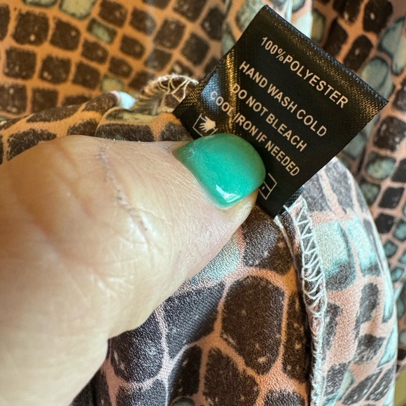 Buddy Love Python Print Kimono Cardigan Sz M/L - Picture 4 of 9